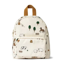 Liewood Allan Rucksack „Farm / Sandy“, groß, 3-7 Jahre