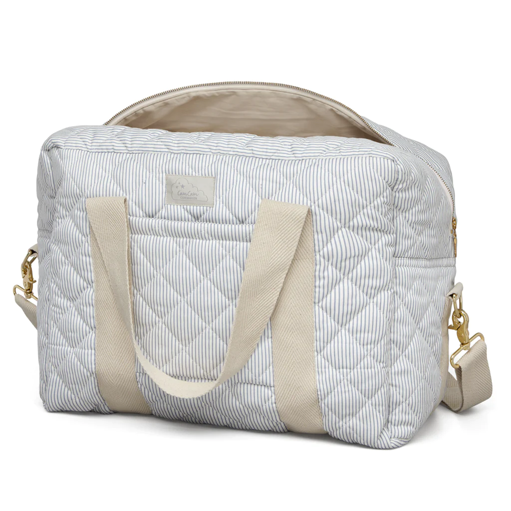Cam Cam große Wickeltasche „Classic Stripes Blue“