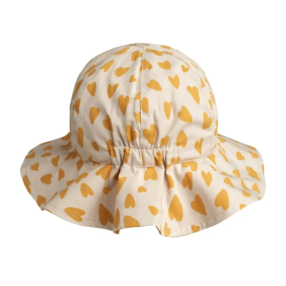 Liewood Wende-Sonnenhut Amelia „Hearts Sandy / Yellow mellow“