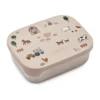 Liewood Arthur Lunchbox „Farm / Sandy“, Edelstahl mit Silikon-Deckel