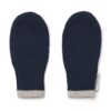 Liewood Baby-Fäustlinge Pipi aus Merionwolle „Classic navy / Sandy melange“, 0-12M, OEKO-TEX®
