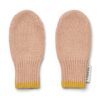 Liewood Baby-Fäustlinge Pipi aus Merionwolle „Tuscany rose / Lemon flake“, 0-12M, OEKO-TEX®