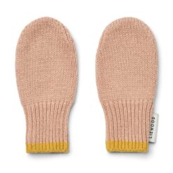 Liewood Baby-Fäustlinge Pipi aus Merionwolle „Tuscany rose / Lemon flake“, 0-12M, OEKO-TEX®
