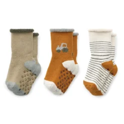 Liewood Antirutsch-Socken Eloy „Vehicles mix“, 3er-Set