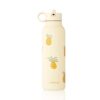 Liewood Falk Edelstahl Trinkflasche „Pineapples / Cloud cream“ 500ml, Large