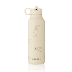 Liewood Falk Edelstahl Trinkflasche „Dog / Sandy“ 500ml, Large