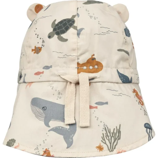 Liewood Wende-Sonnenhut Gorm „Sea creature / Sandy“
