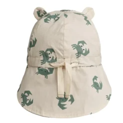 Liewood Wende-Sonnenhut Gorm „Crab Sandy / Pepppermint“