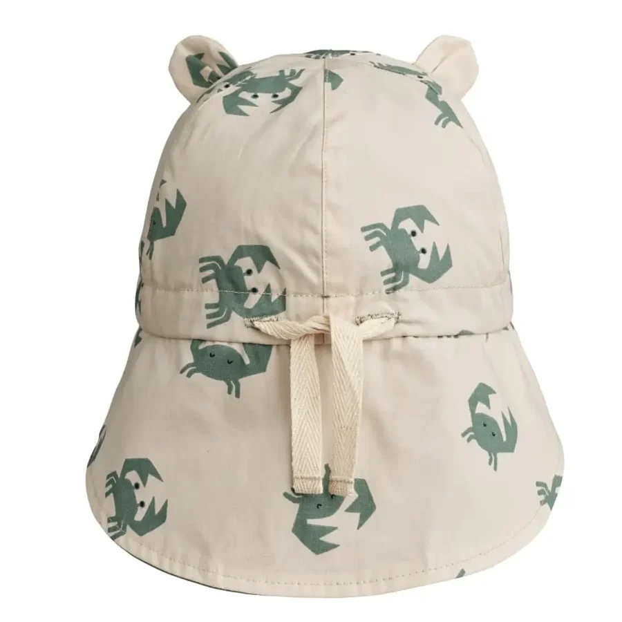 Liewood Wende-Sonnenhut Gorm „Crab Sandy / Pepppermint“