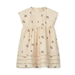 Liewood Popelinekleid Gudrun „Peach / Sea shell“, Gr. 86-128