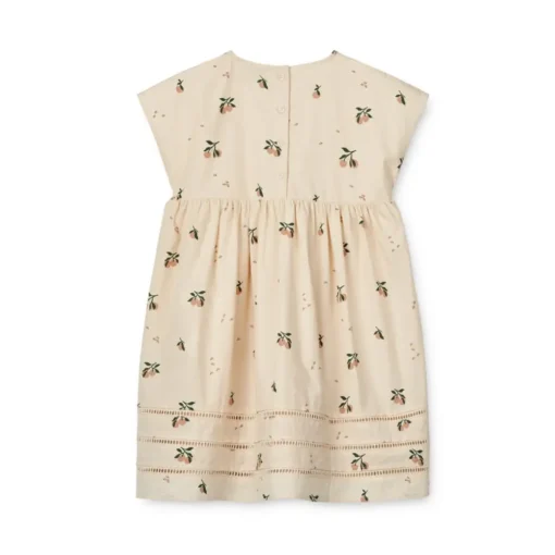 Liewood Popelinekleid Gudrun „Peach / Sea shell“, Gr. 86-128