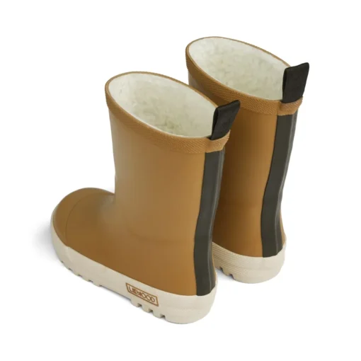 Liewood Mason Thermo-Regenstiefel „Golden caramel / Sandy“, Teddyfutter, Gr. 22-25, 27-30, 32-34 – Bild 3
