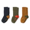 Liewood Lorenzo Kindersocken „Army brown mix“