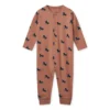 Liewood Pyjama-Jumpsuit Birk „Horses / Dark rosetta“, Gr. 56-92