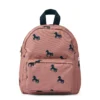 Liewood Allan Rucksack „Horses / Dark rosetta“, mittel, 28x23x11cm, 3-7 Jahre