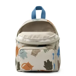 Liewood Allan Rucksack „Monster / Nebelgrau“, mittel, 28x23x11cm, 3-7 Jahre – Bild 2