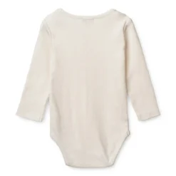 Liewood Baby-Body Evig „Creme de la creme“, gerippt
