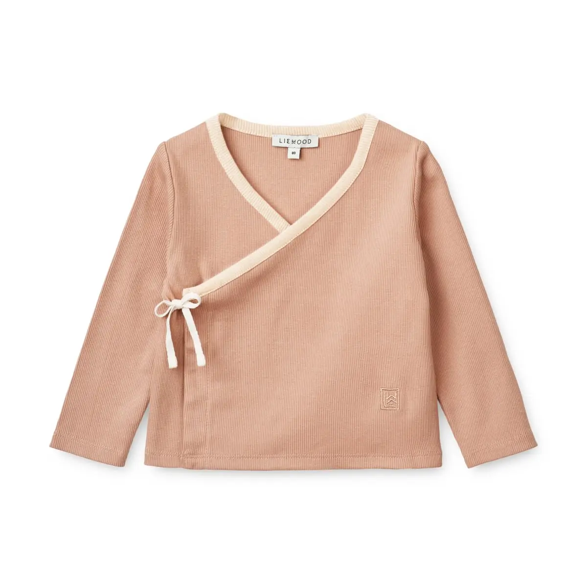 Liewood Wickelshirt Tadeo „Pale tuscany“, gerippt