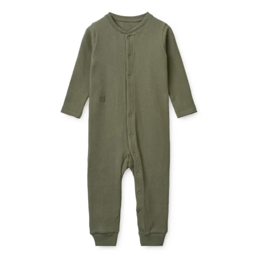 Liewood Pyjama-Jumpsuit Birk „Faune green“