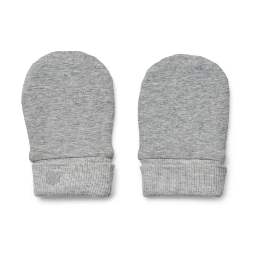 Liewood Baby-Fäustlinge Alta „Light grey melange“