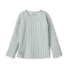 Liewood Noah Schwimm-T-Shirt „Sea blue / white“