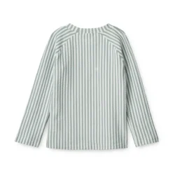 Liewood Noah Schwimm-T-Shirt „Sea blue / white“
