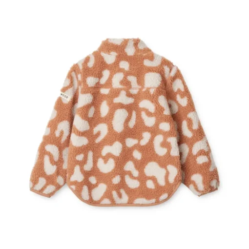 Liewood Nolan Sherpa Jacke für Kinder „Mega leo / Tuscany rose“