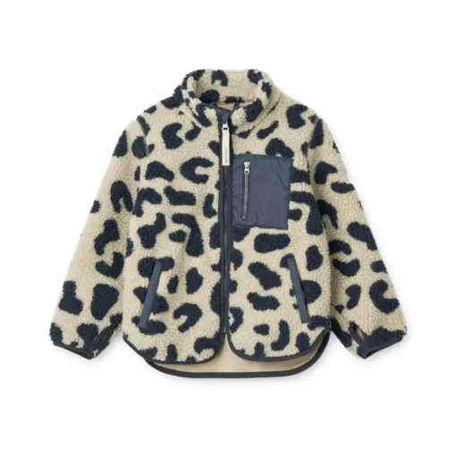 Liewood Nolan Sherpa Jacke für Kinder „Mega leo Mist“