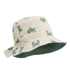 Liewood Wende-Sonnenhut Sander „Crab Sandy / Pepppermint“