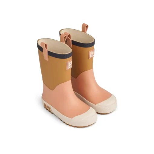 Liewood Sasha Gummistiefel „Tuscany rose multi mix“, Baumwollfutter