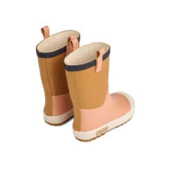 Liewood Sasha Gummistiefel „Tuscany rose multi mix“, Baumwollfutter