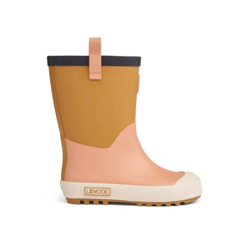 Liewood Sasha Gummistiefel „Tuscany rose multi mix“, Baumwollfutter