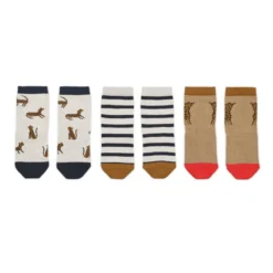 Liewood Silas Kindersocken „Leopard / Sandy“
