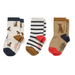 Liewood Silas Kindersocken „Leopard / Sandy“