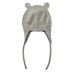 Liewood Violet Babymütze mit Ohren „Grey melange“, gestrickt, 6-24 Monate