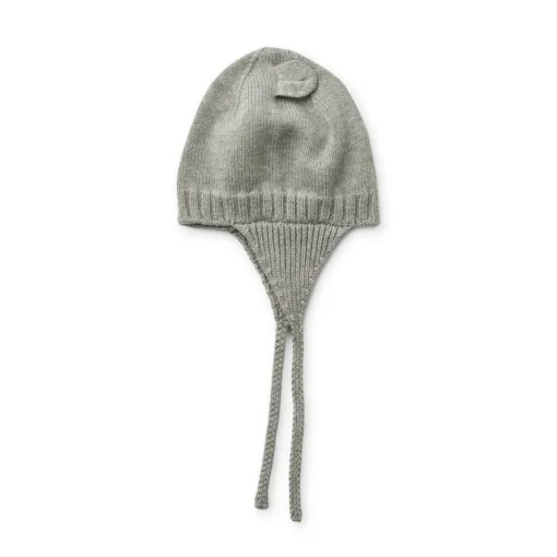 Liewood Violet Babymütze mit Ohren „Grey melange“, gestrickt, 6-24 Monate