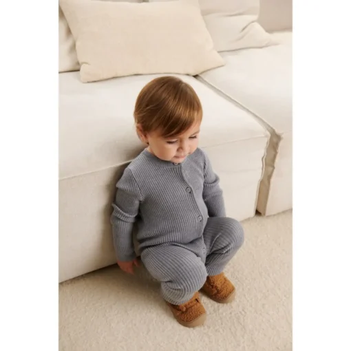 Liewood Merion-Jumpsuit Igor „Grey melange“, Gr. 56-92 – Bild 4