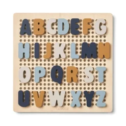 Liewood Buchstaben-Steckspiel Ainsley „Sea blue multi mix"