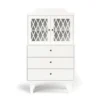 Cam Cam französischer Vitrinenschrank Harlekin „Weiß“, FSC-Mix