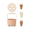 Liewood Eiscreme-Spiel-Set Fleur „Tuscany rose multi mix” aus Silikon
