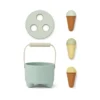Liewood Eiscreme-Spiel-Set Fleur „Ice blue multi mix” aus Silikon