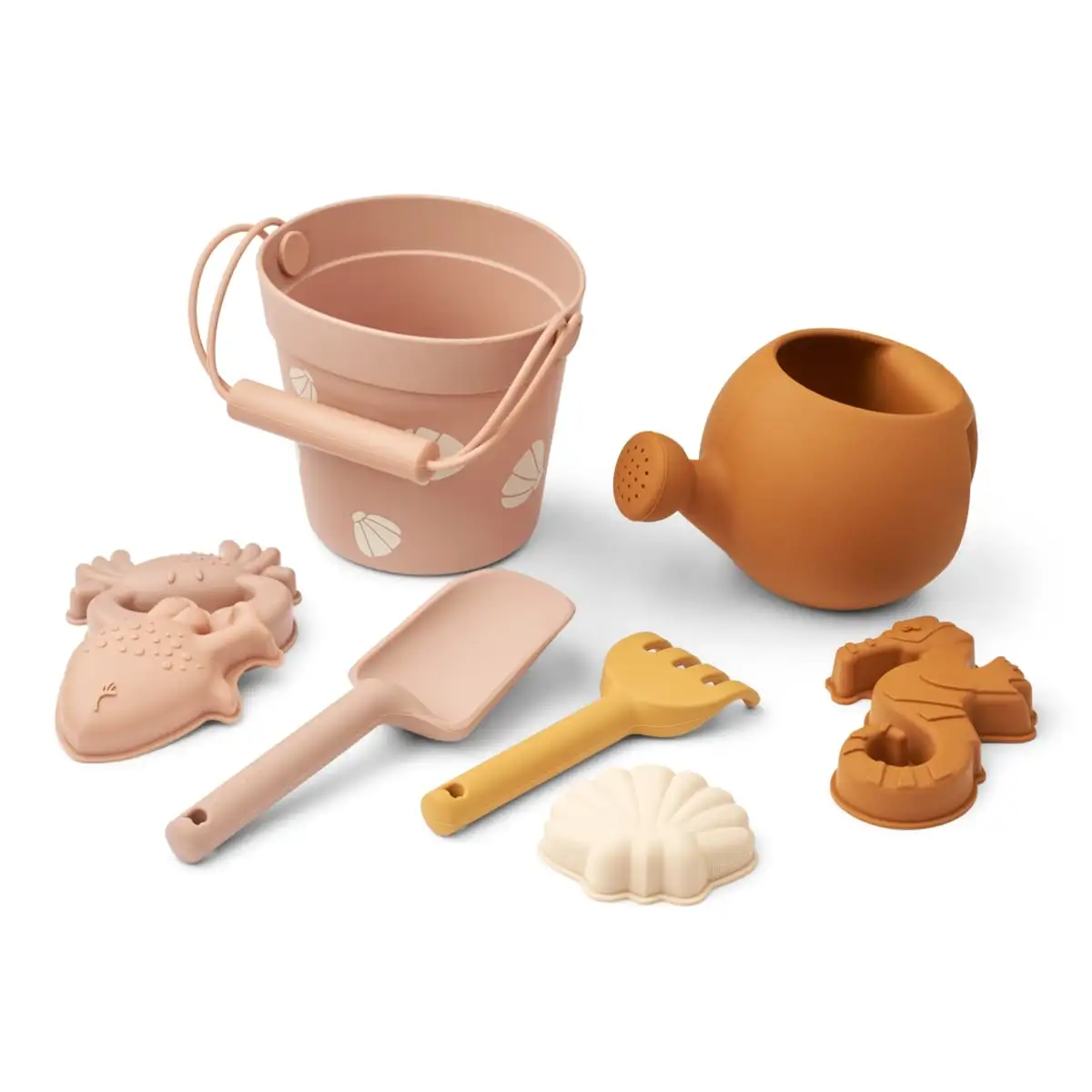 Liewood Florence Strand- und Garten-Set „Shell / Pale tuscany“, Silikon