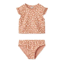 Liewood Rüschen-Bikini Judie „Leo spots / Tuscany rose“