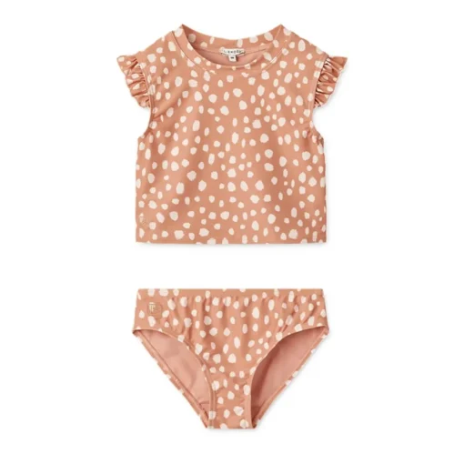 Liewood Rüschen-Bikini Judie „Leo spots / Tuscany rose“