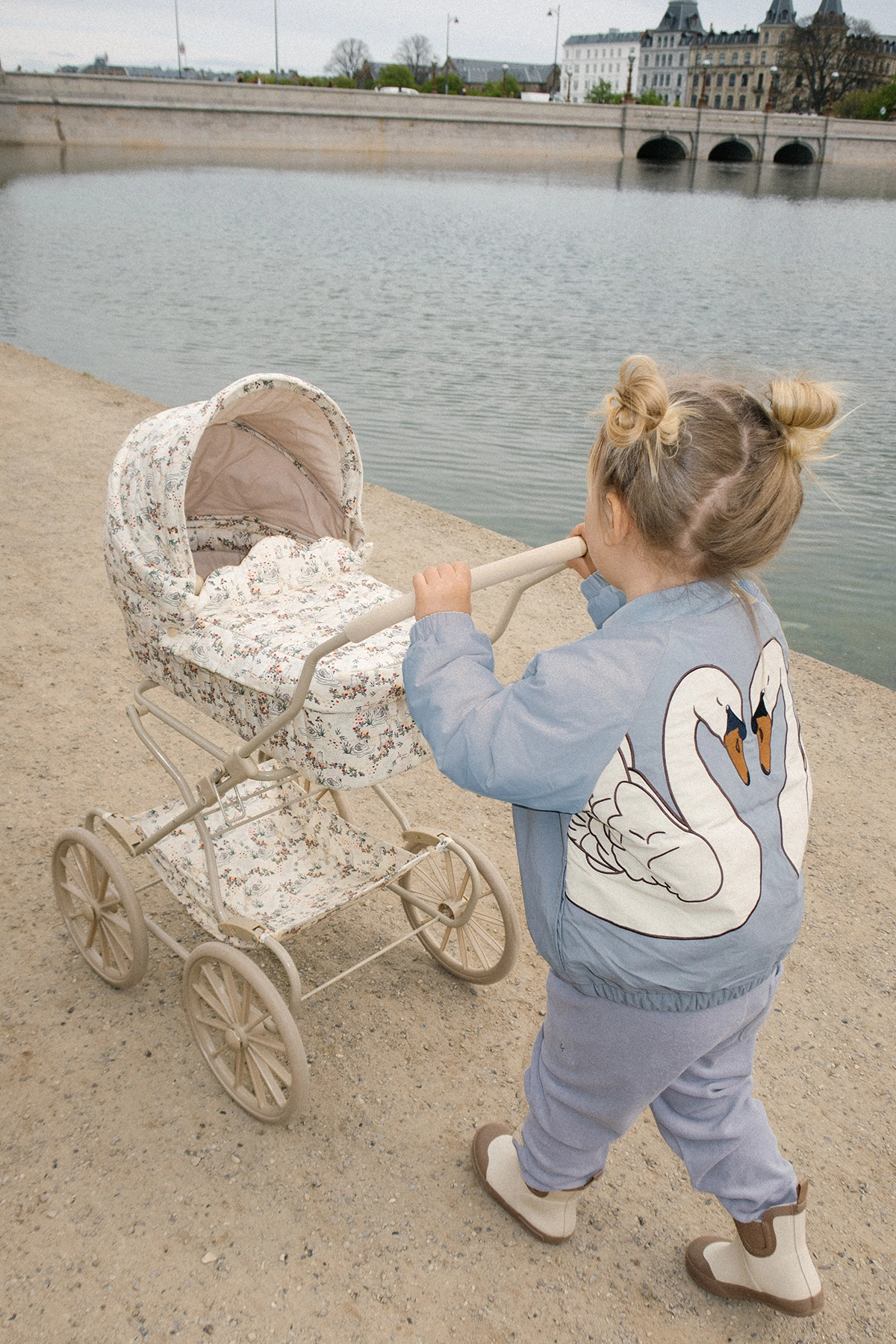 Konges Sljd Puppenwagen Bibi Fleur - Hipster Baby