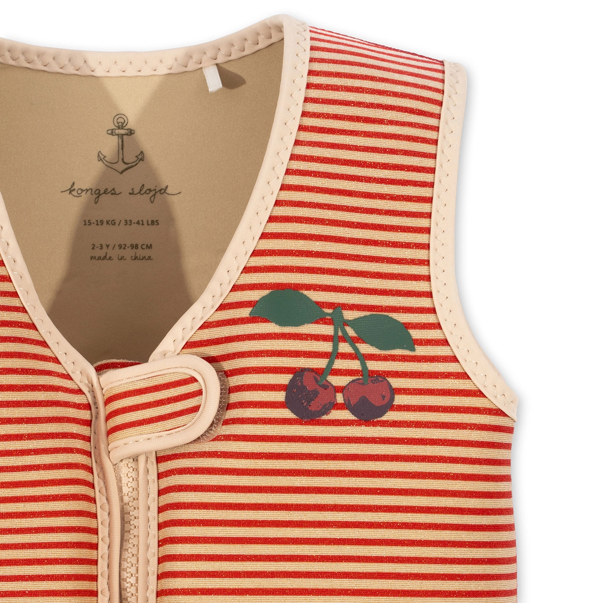 Konges Sløjd Kinder-Schwimmweste „Glitter Stripe“, Neopren