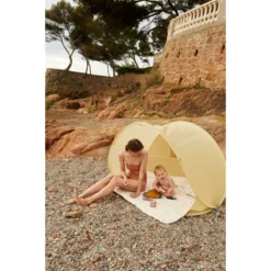 Liewood UV-Strandzelt „Yellow mellow / Creme de la creme“