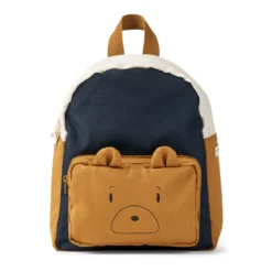 Liewood Allan Rucksack „Golden Caramel Mix“, mittel, 28x23x11cm, 3-7 Jahre