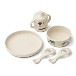 Liewood Baby-Geschirrset Ryle „All together / Sandy“