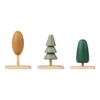 Liewood Holz-Baum-Set Village „Faune green mix“ 3-teilig